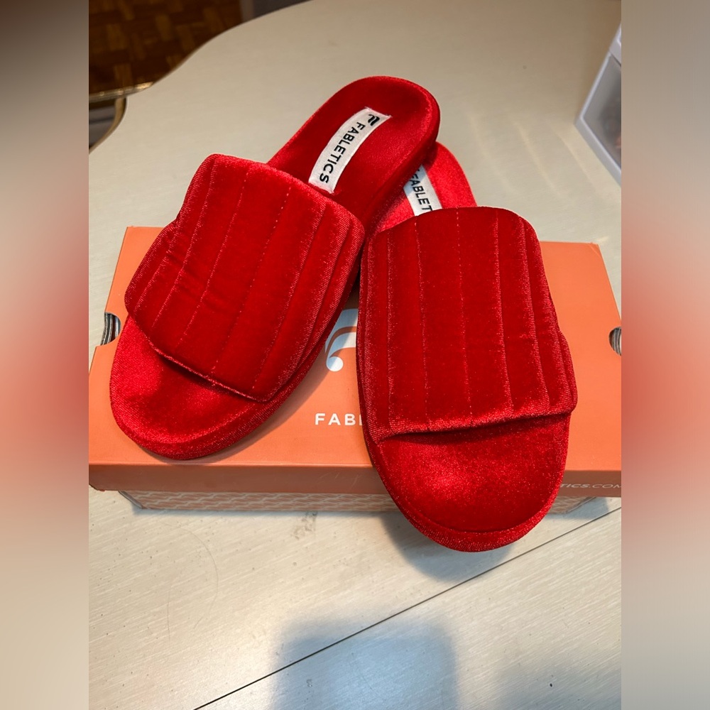Fabletics Red Shoes